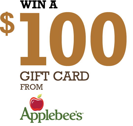 $100 Applebee's Gift Card